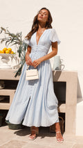 Women's Maxi Dress | V-Neck Summer Casual