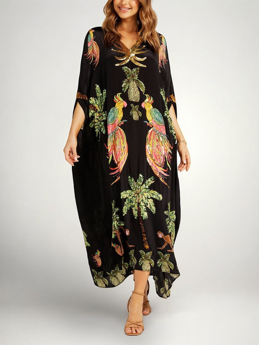 Women's Maxi Dress | V-Neck Summer Casual