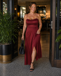 Women's Maxi Dress | Wrap Sleeveless Summer