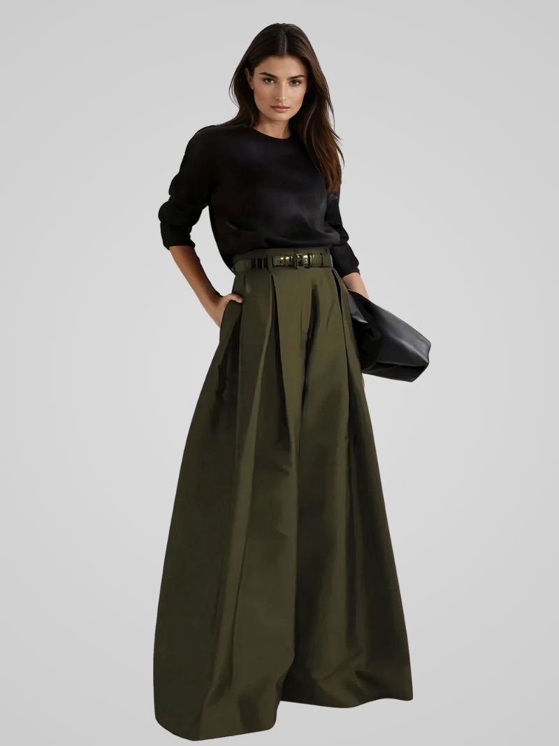 Women's Maxi Skirt | A-Line High-waisted