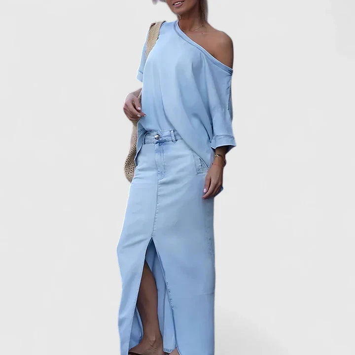 Women's Maxi Skirt | Chambray Weekend