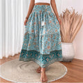 Women's Maxi Skirt | Floral Layered