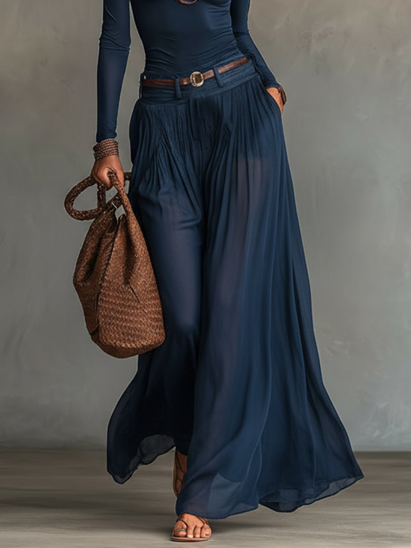 Women's Maxi Skirt | One-Shoulder Flowy Summer