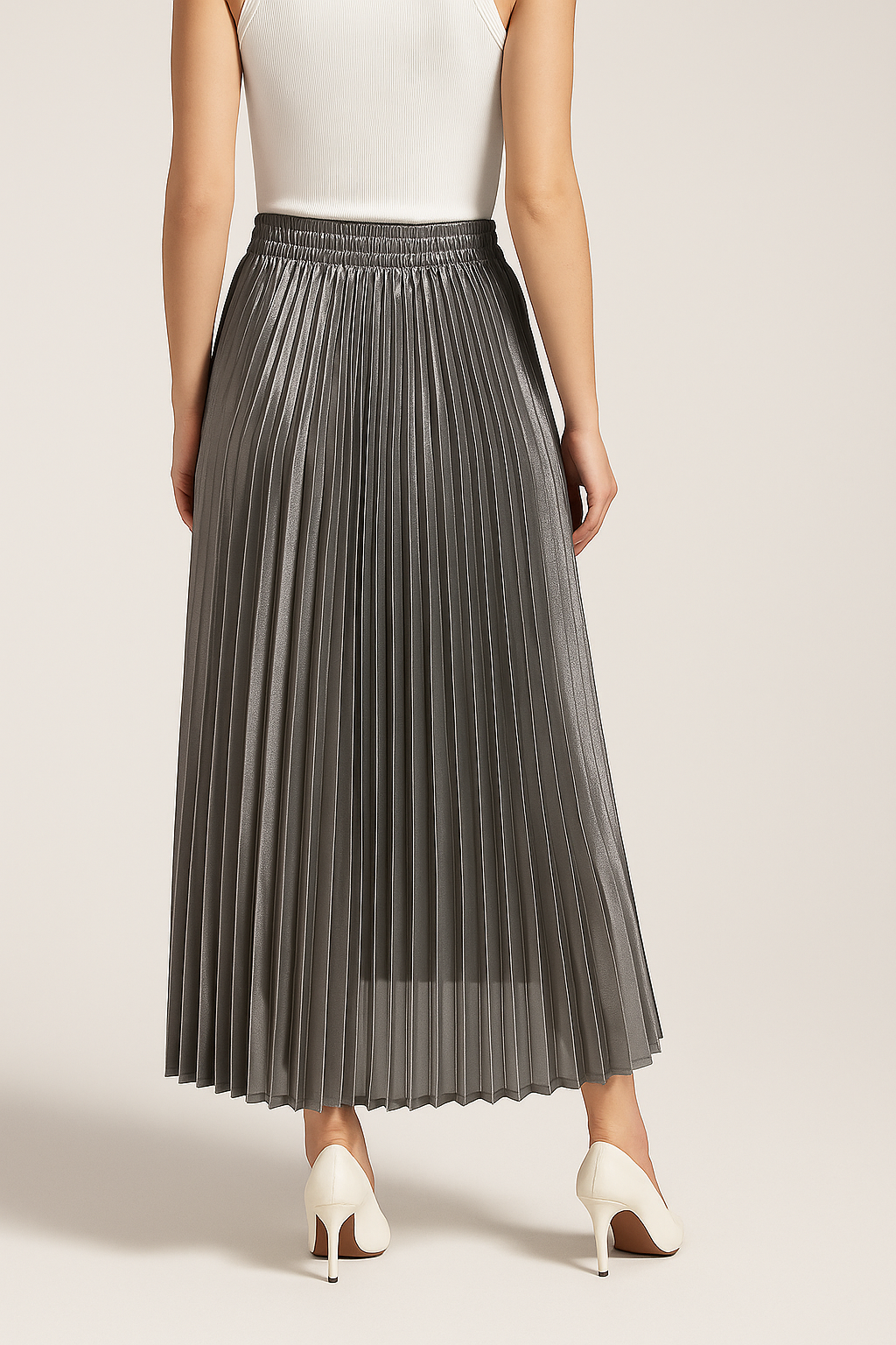 Women's Maxi Skirt | Pleated Flowy Summer