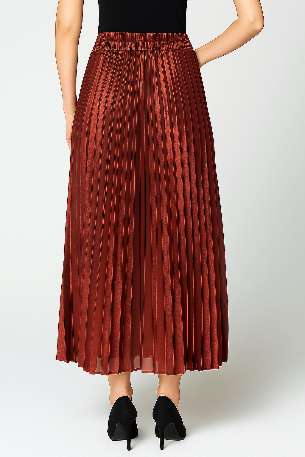 Women's Maxi Skirt | Pleated High-waisted