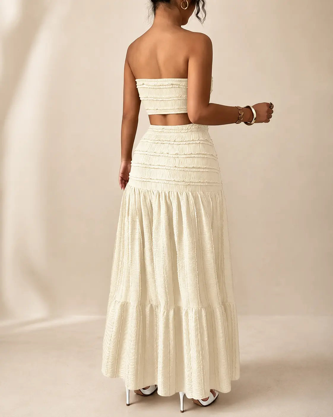 Women's Maxi Skirt | Smock Flowy Summer