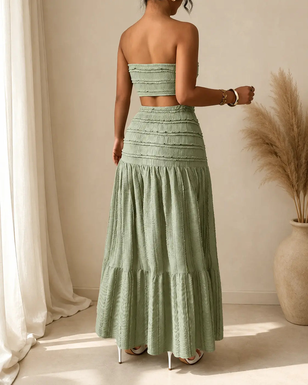 Women's Maxi Skirt | Smock Flowy Summer