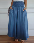 Women's Maxi Skirt | Smocked Wide
