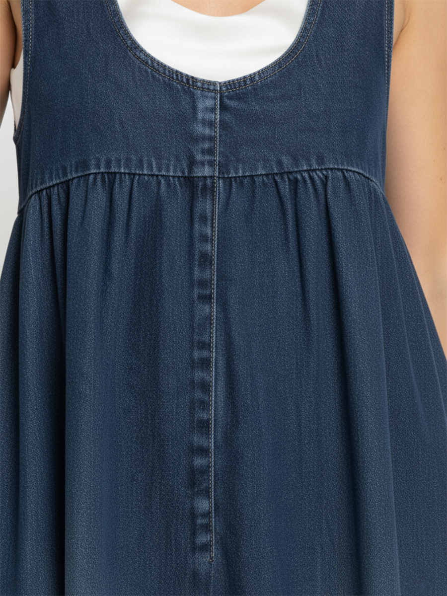 Women's Maxi Sundress | Chambray Vintage