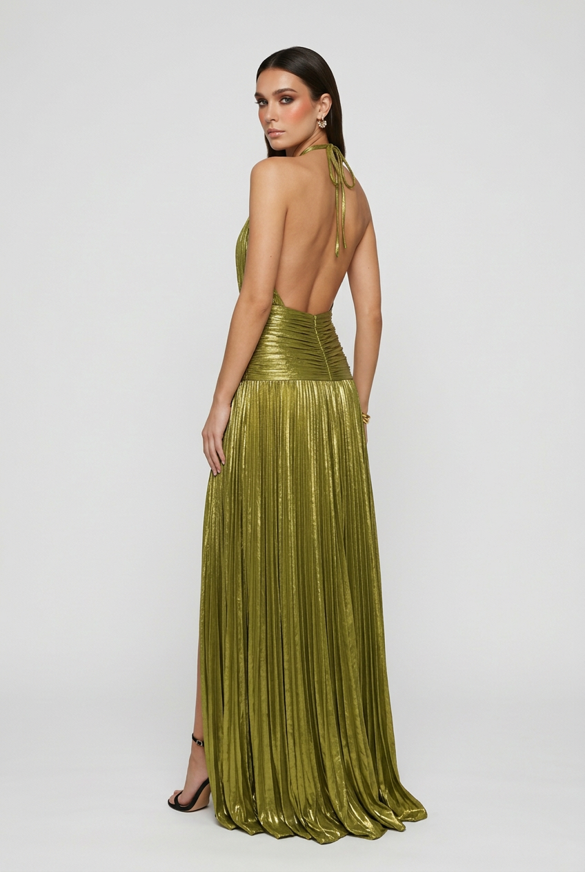 Women's Maxi Sundress | Olive Green