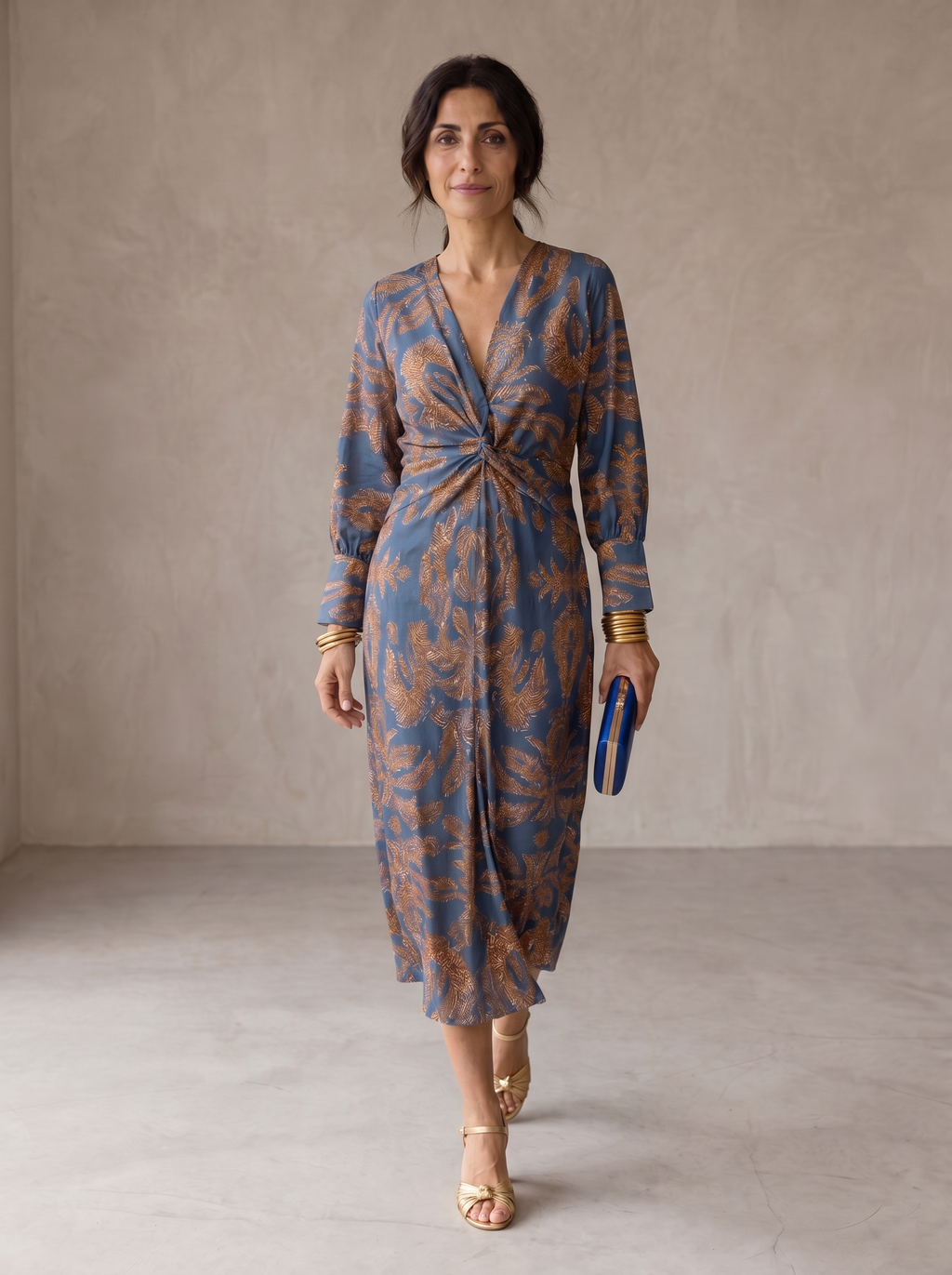 Women's Midi Dress | Floral Summer Casual