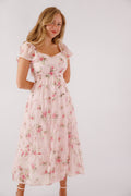 Women's Midi Dress | Floral Summer Casual