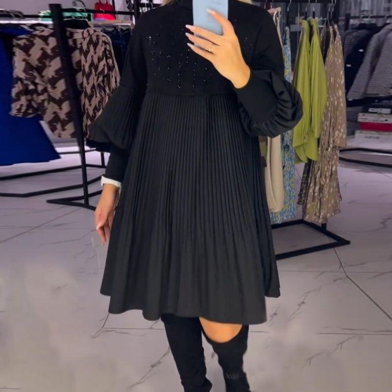 Women's Midi Dress | Long-Sleeve Day-to-Night