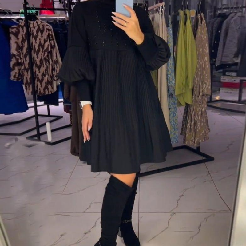 Women's Midi Dress | Long-Sleeve Day-to-Night