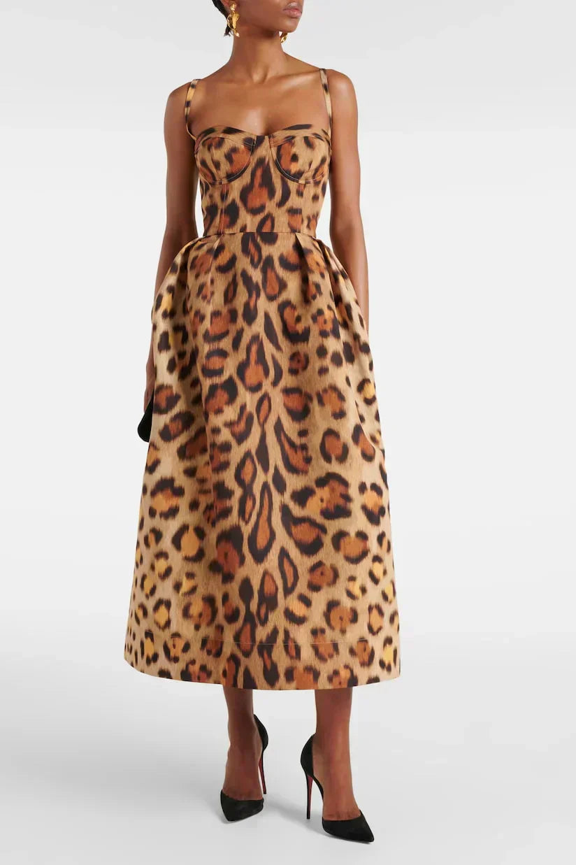 Women's Midi Dress | Printed Summer Casual