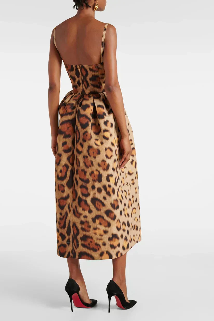Women's Midi Dress | Printed Summer Casual