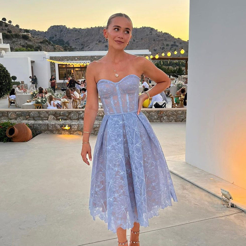 Women's Midi Dress | Strappy Summer Casual
