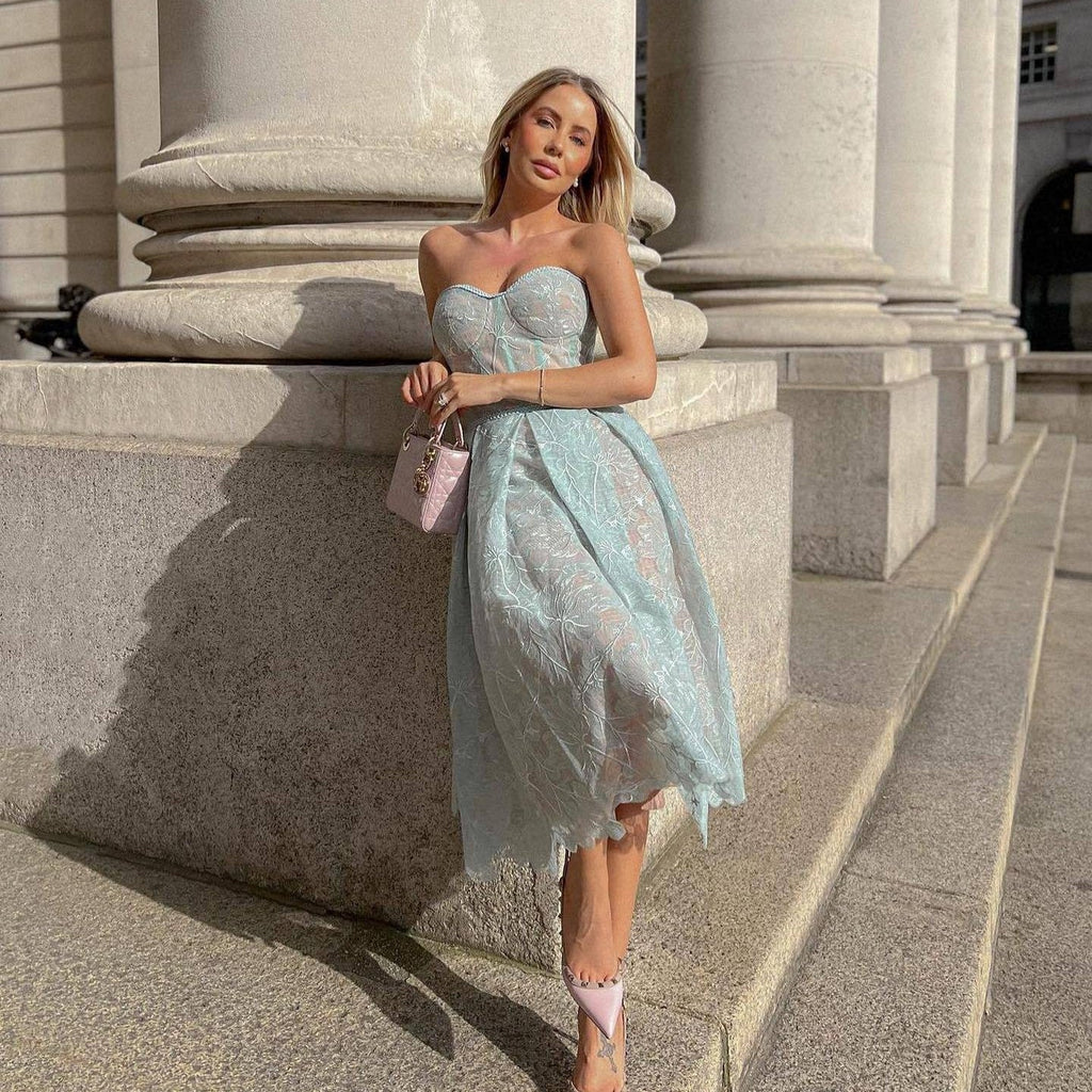 Women's Midi Dress | Strappy Summer Casual
