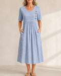 Women's Midi Dress | Striped Weekend