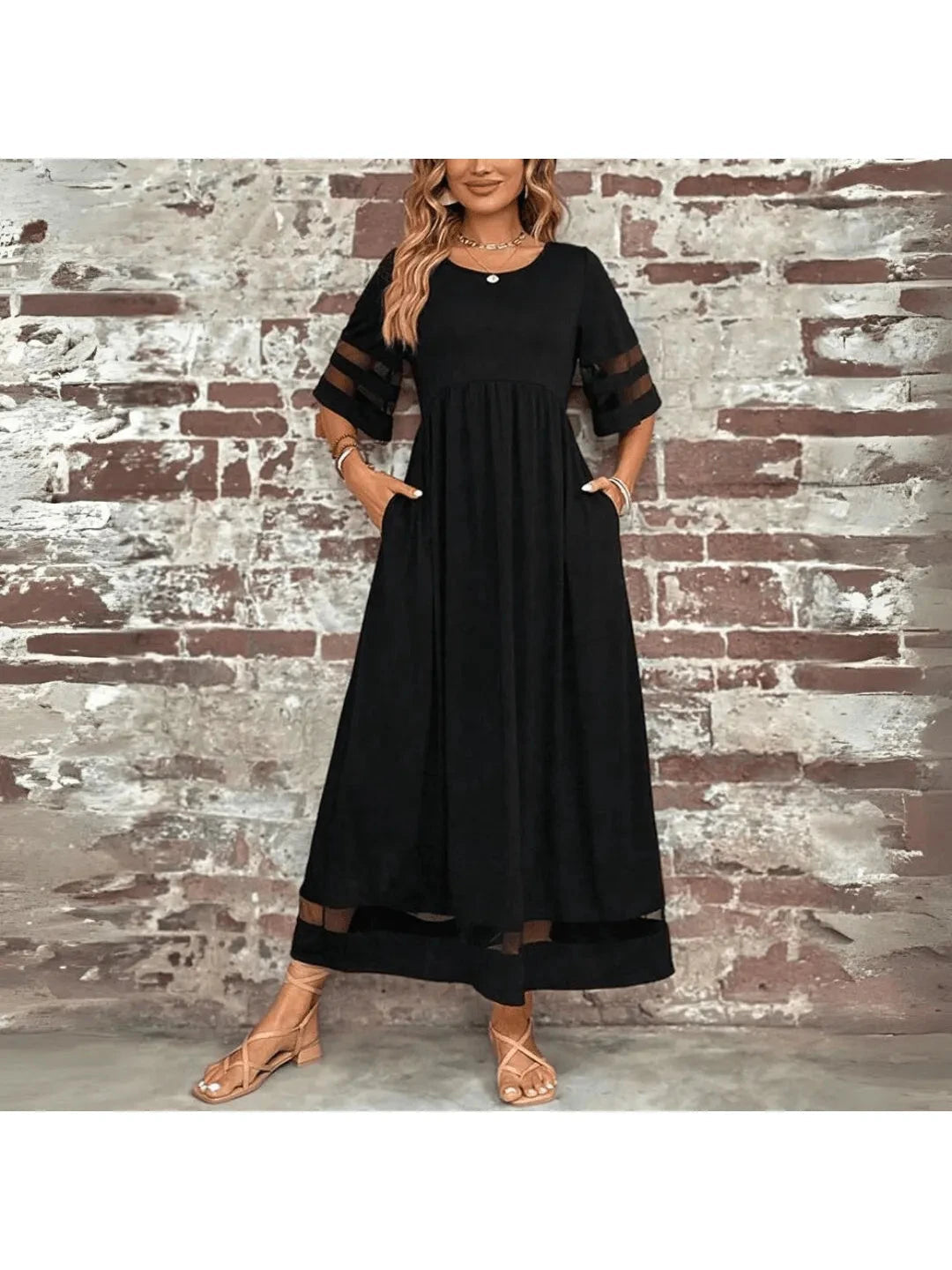 Women's Midi Dress | Summer Casual Flowy