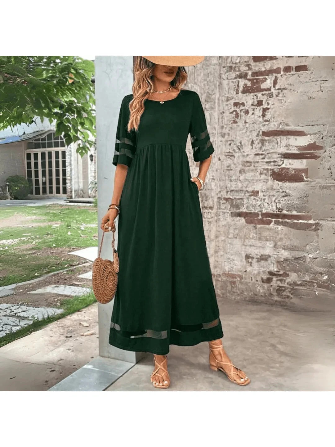 Women's Midi Dress | Summer Casual Flowy