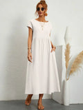 Women's Midi Dress | Summer Casual Flowy