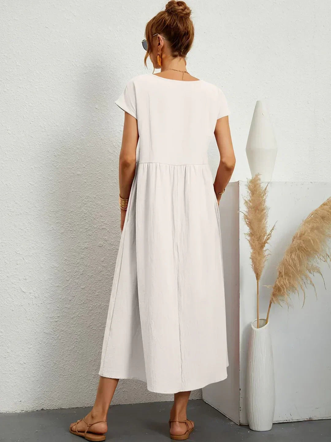 Women's Midi Dress | Summer Casual Flowy