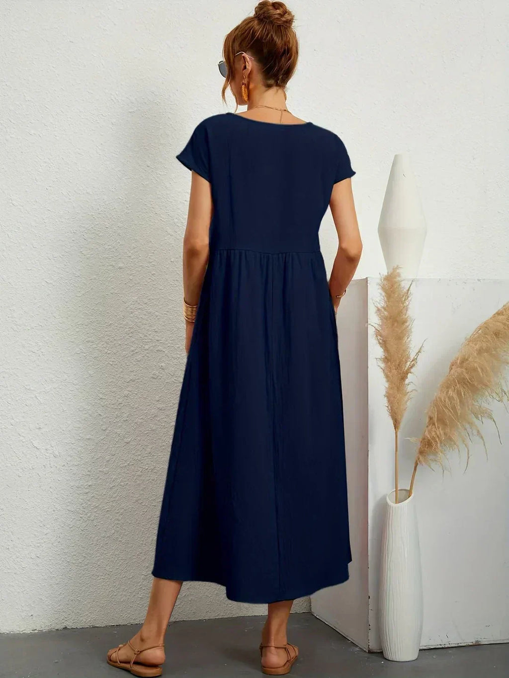 Women's Midi Dress | Summer Casual Flowy