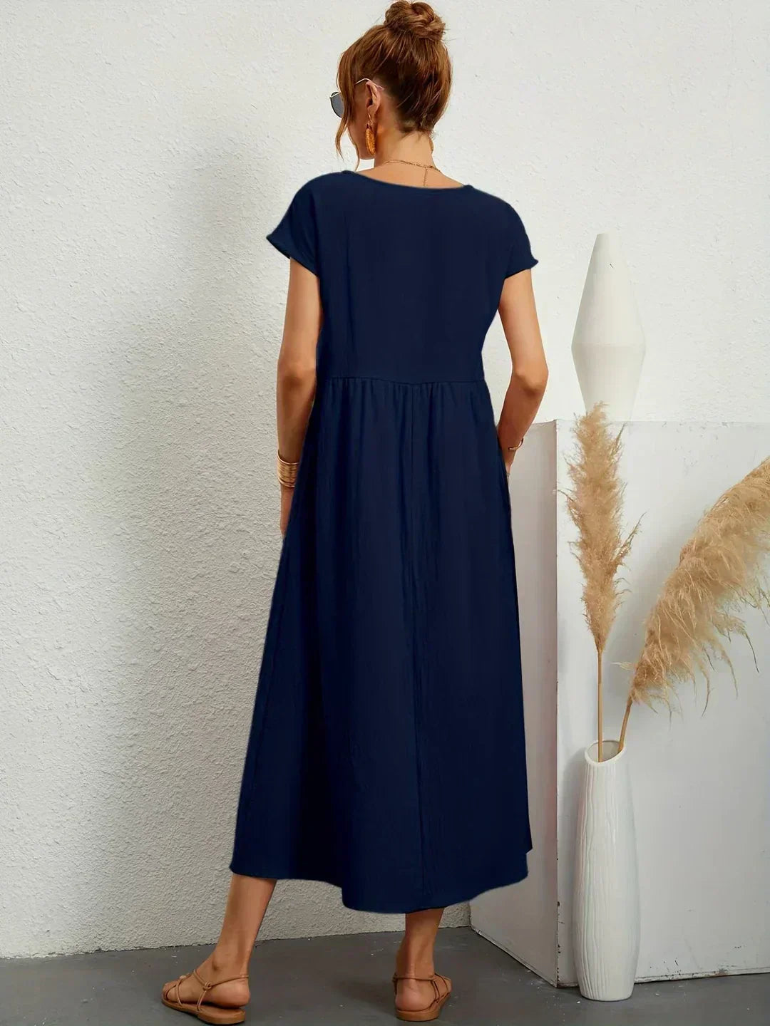 Women's Midi Dress | Summer Casual Flowy