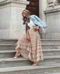 Women's Midi Skirt | High-Waisted Vintage-inspired