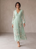 Women's Midi Sundress | Floral Draped