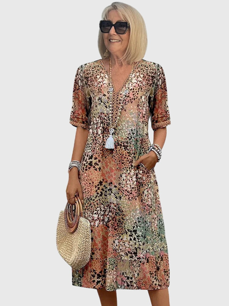 Women's Midi Sundress | Floral Vacation