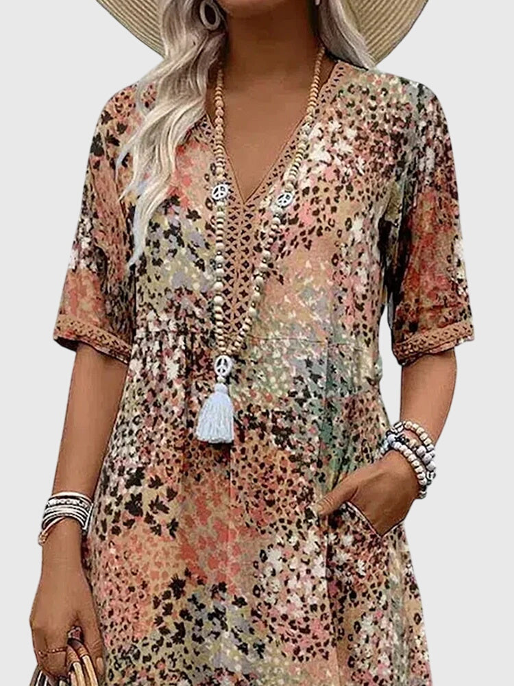 Women's Midi Sundress | Floral Vacation