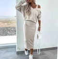 Women's Midi Sundress | Off-Shoulder Lumina