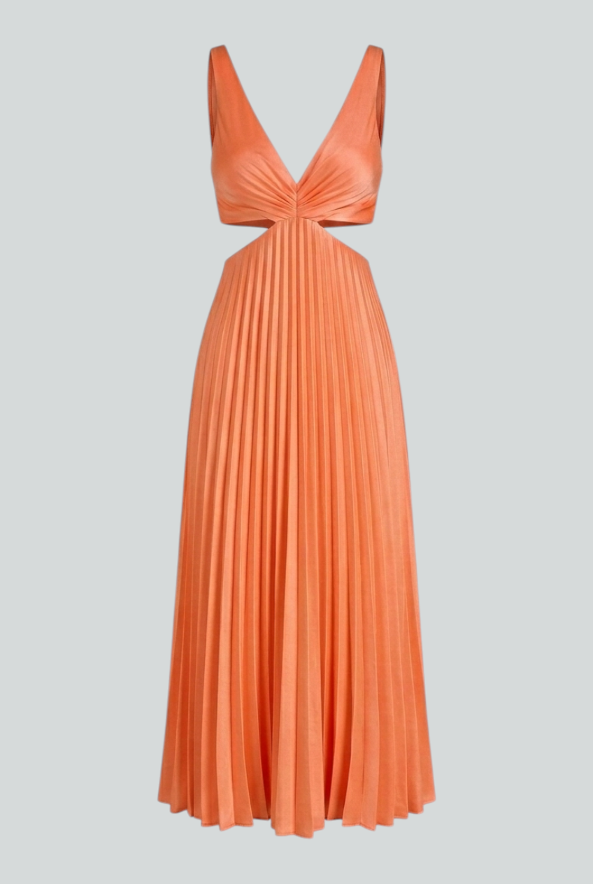 Women's Midi Sundress | Pleated Flattering