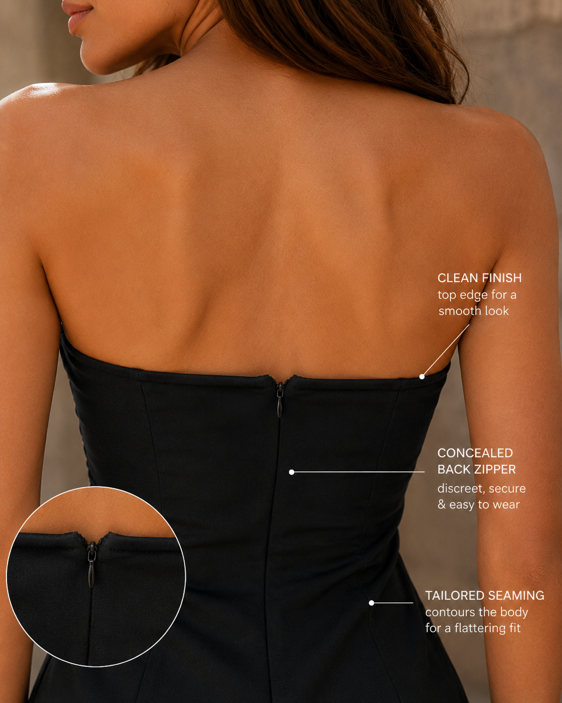 Women's Mini Dress | A-Line Strappy Summer