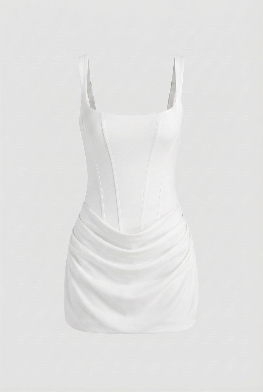 Women's Mini Dress | Draped Summer Casual