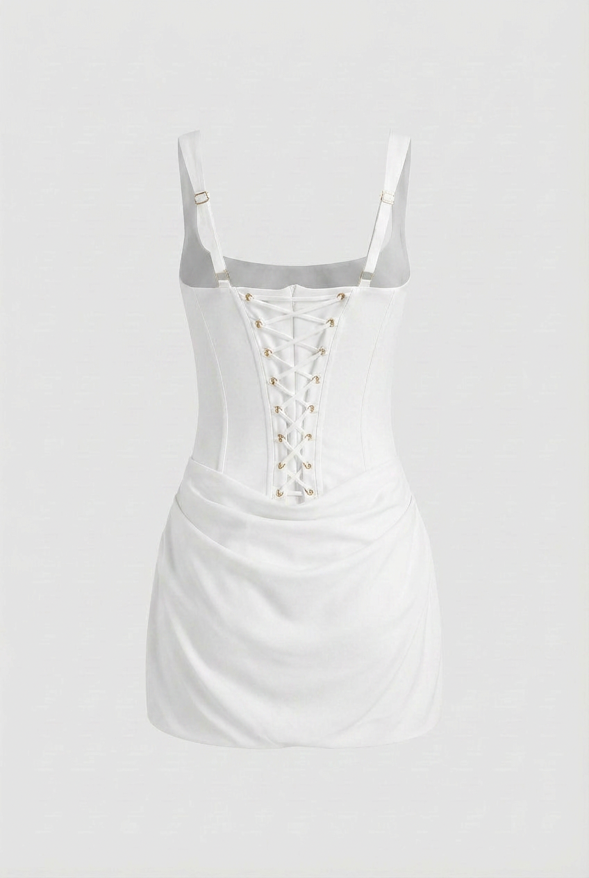 Women's Mini Dress | Draped Summer Casual