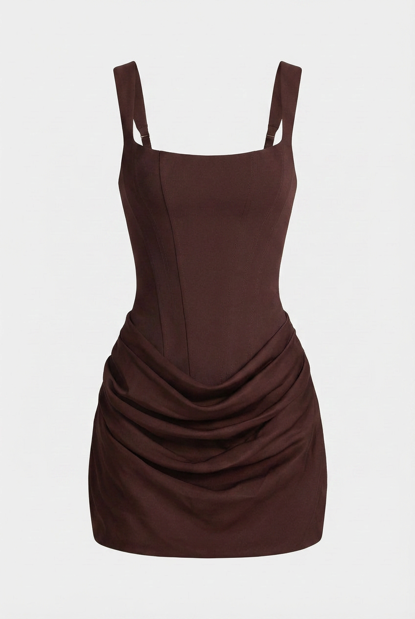 Women's Mini Dress | Draped Summer Casual