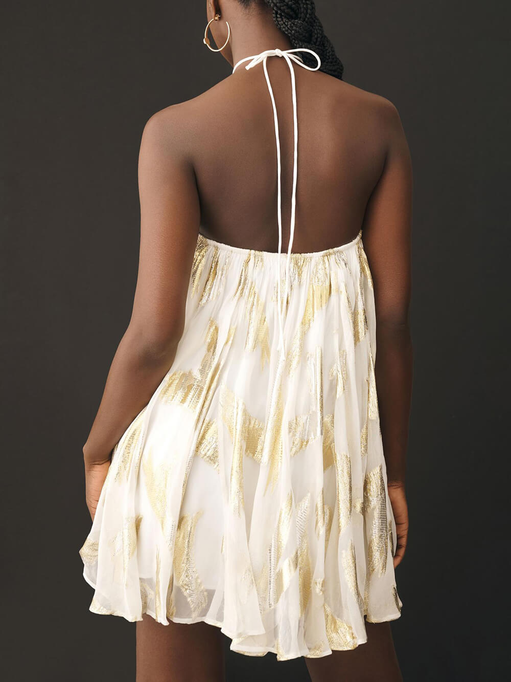 Women's Mini Dress | Halter Sleeveless Summer