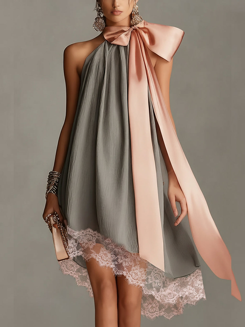 Women's Mini Dress | Halter Summer Casual
