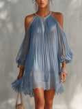 Women's Mini Dress | Off-Shoulder Summer Casual