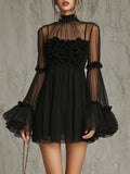 Women's Mini Dress | Pleated Floral Summer