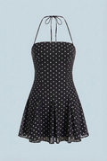 Women's Mini Dress | Polka-Dot Halter