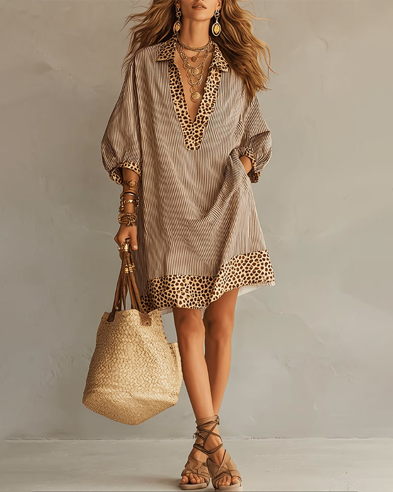 Women's Mini Dress | Puff-Sleeve Summer Casual