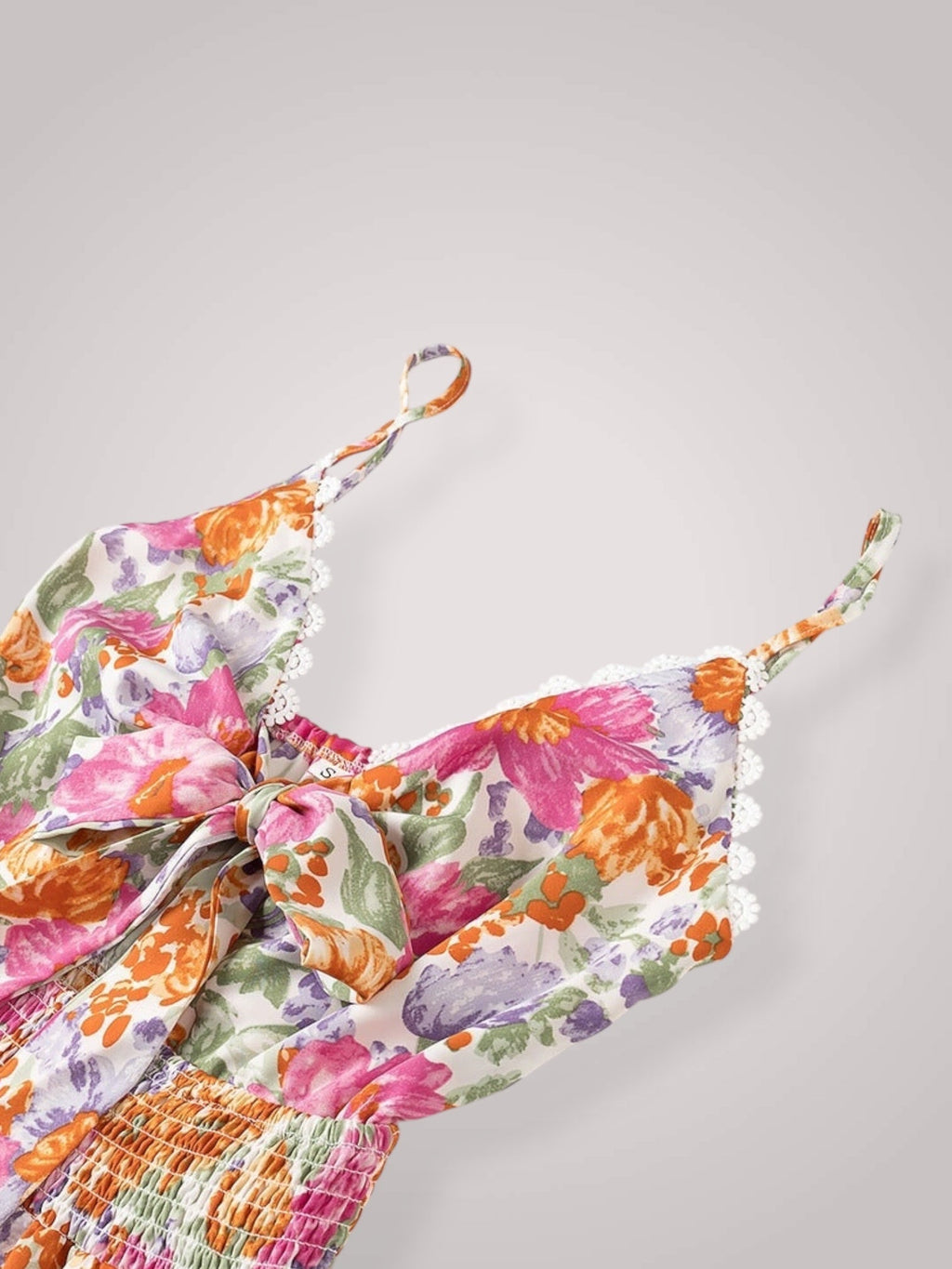 Women's Mini Dress | Tiered Floral Ruffled