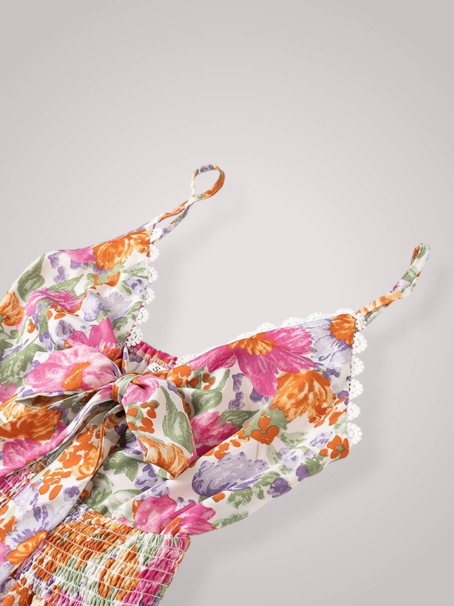 Women's Mini Dress | Tiered Floral Ruffled