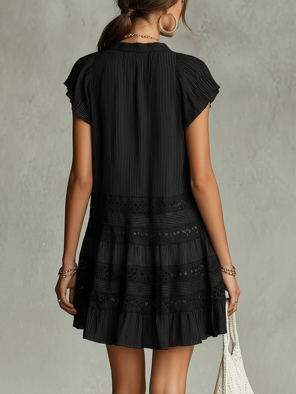Women's Mini Dress | Tiered Ruffled Summer