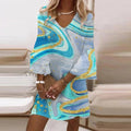 Women's Mini Dress | V-Neck Summer Casual