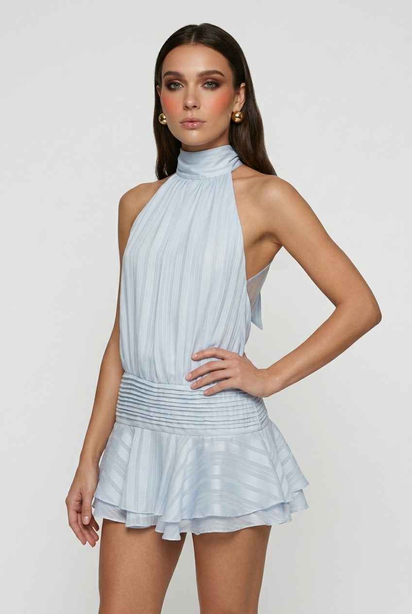 Women's Mini Sundress | Blue Flattering